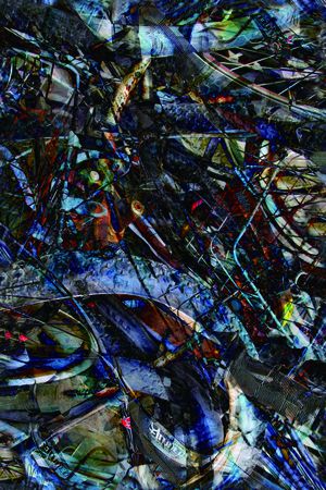 抽象男装印花华亿平台图片