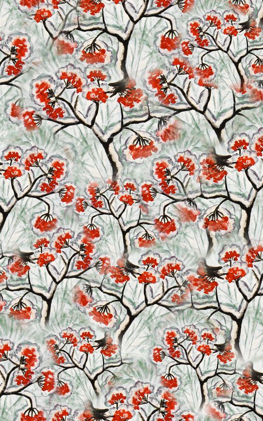 小碎花印花华亿平台图片