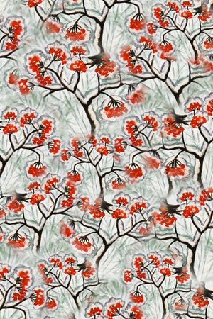 小碎花印花华亿平台图片