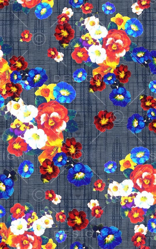 小碎花印花华亿平台图片