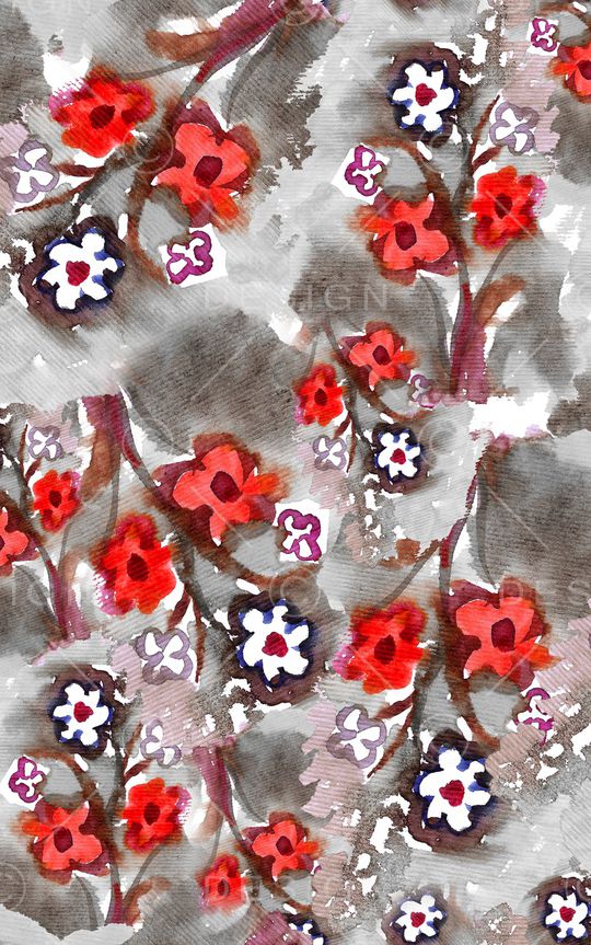 小碎花印花华亿平台图片