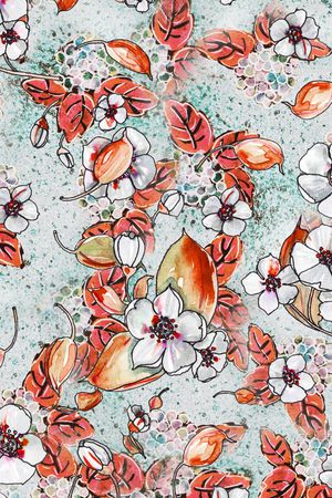 小碎花印花华亿平台图片