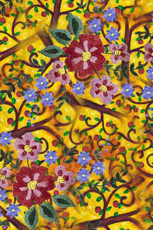 中老年印花华亿平台图片