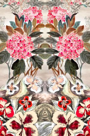 中国风印花华亿平台图片