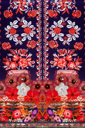 民族风印花华亿平台图片