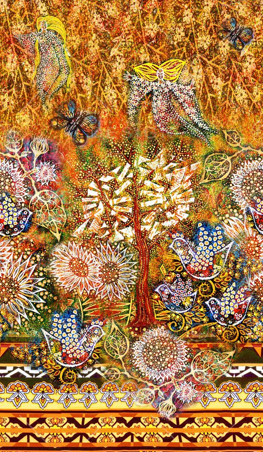 民族风印花华亿平台图片