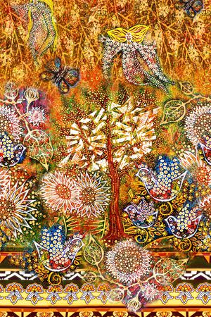 民族风印花华亿平台图片