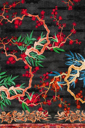 中国风印花华亿平台图片