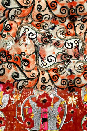 民族风印花华亿平台图片