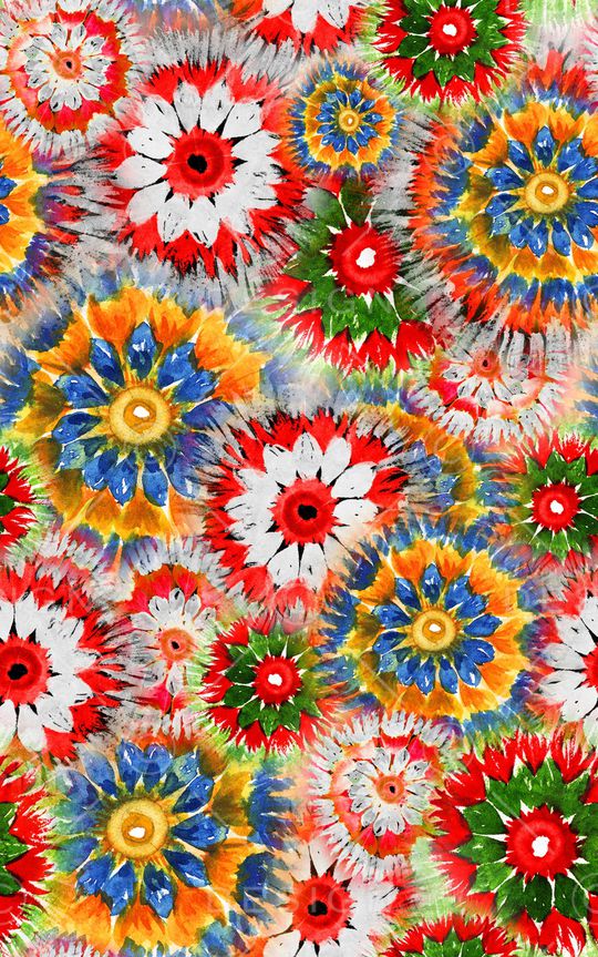 圆形印花华亿平台图片