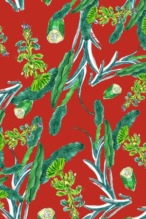 线条花卉印花华亿平台图片