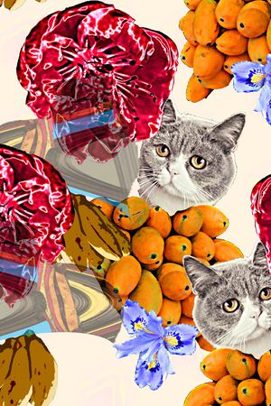 抽象印花华亿平台图片