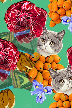 抽象印花华亿平台图片