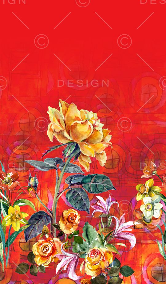 女装定位花印花华亿平台图片