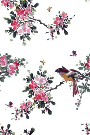 鸟/昆虫印花华亿平台图片