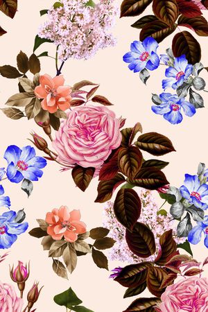 中国风印花华亿平台图片