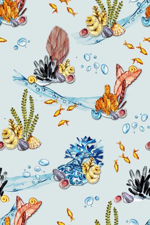 贝壳印花华亿平台图片