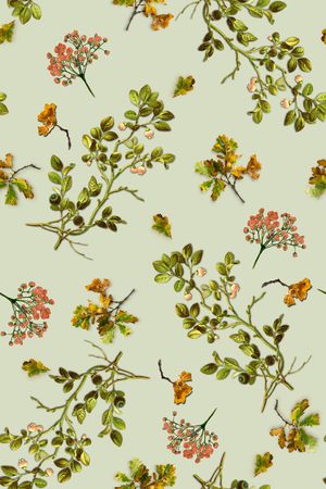 树枝印花华亿平台图片