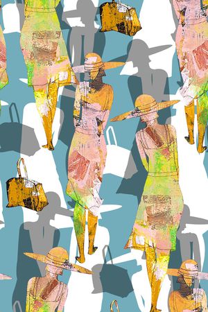 几何印花华亿平台图片