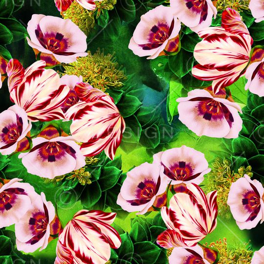 繁花印花华亿平台图片