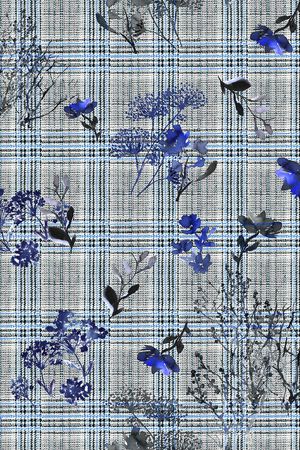 格子印花华亿平台图片