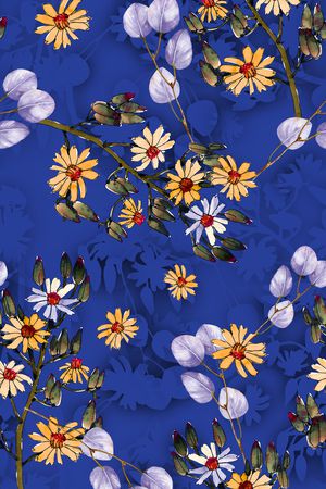 中国风印花华亿平台图片