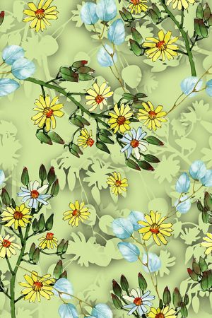 中国风印花华亿平台图片