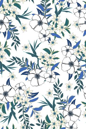 小清新热带风印花华亿平台图片