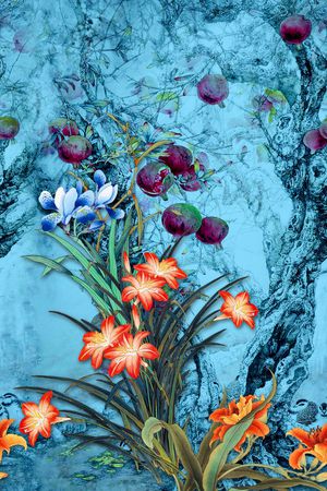 肌理印花华亿平台图片