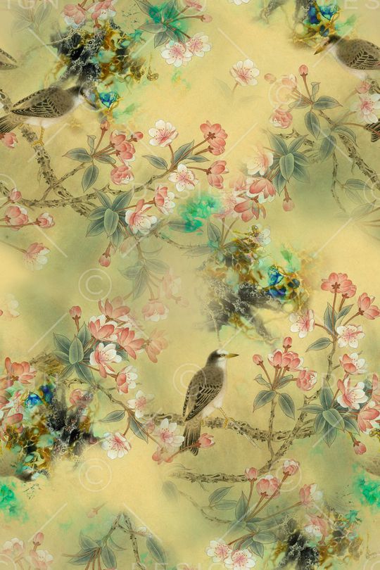 鸟印花华亿平台图片