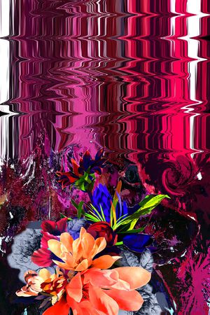 狗尾巴草印花华亿平台图片