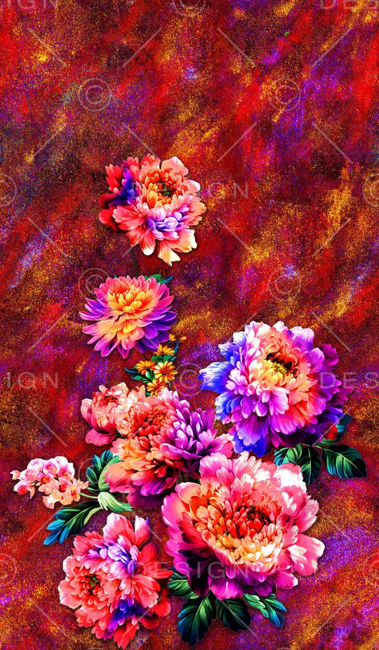 女装定位花印花华亿平台图片