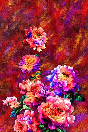 女装定位花印花华亿平台图片