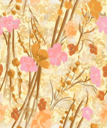 植物印花华亿平台图片