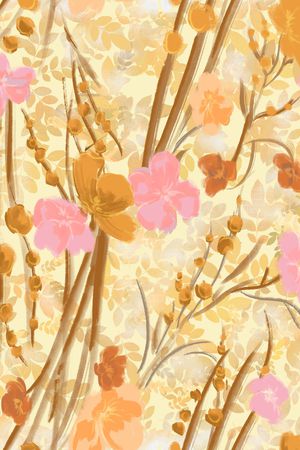 植物印花华亿平台图片