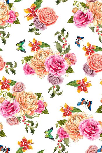 1038927-蝴蝶花卉 1804366b