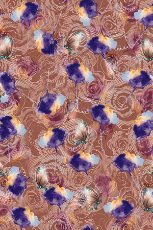 小碎花印花华亿平台图片