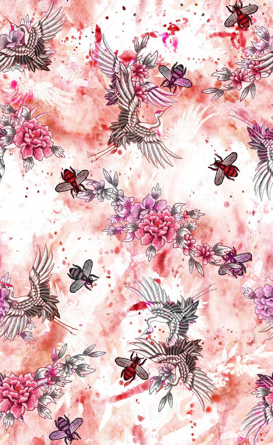 中国风印花华亿平台图片