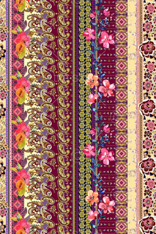 民族风印花华亿平台图片