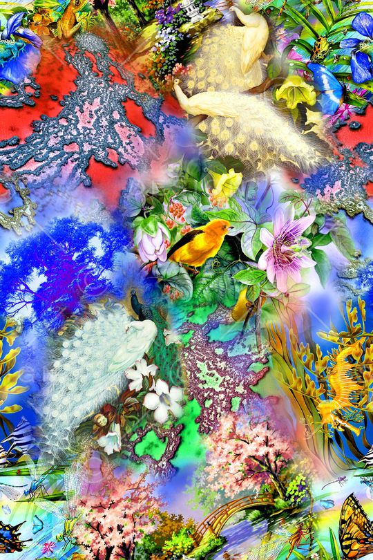 分形印花华亿平台图片