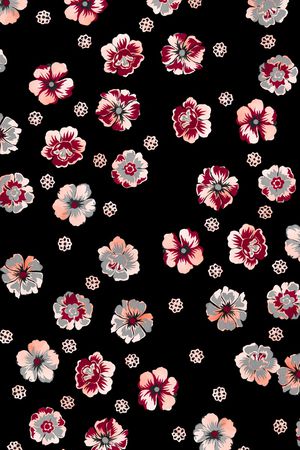 小碎花印花华亿平台图片