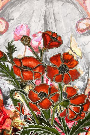 笔触印花华亿平台图片