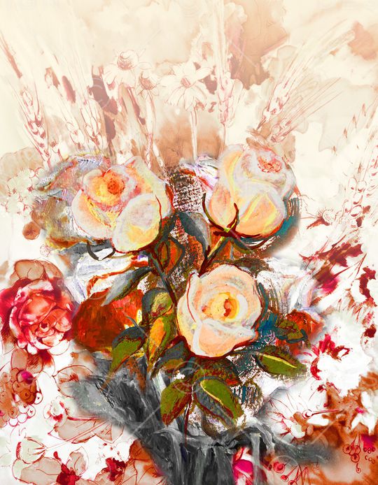 笔触印花华亿平台图片