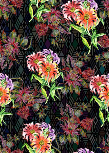 抽象印花华亿平台图片