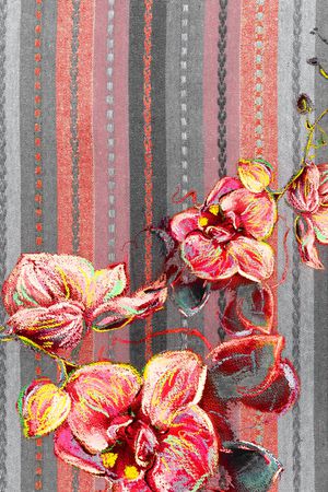 笔触印花华亿平台图片