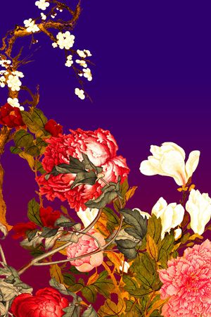 中老年印花华亿平台图片