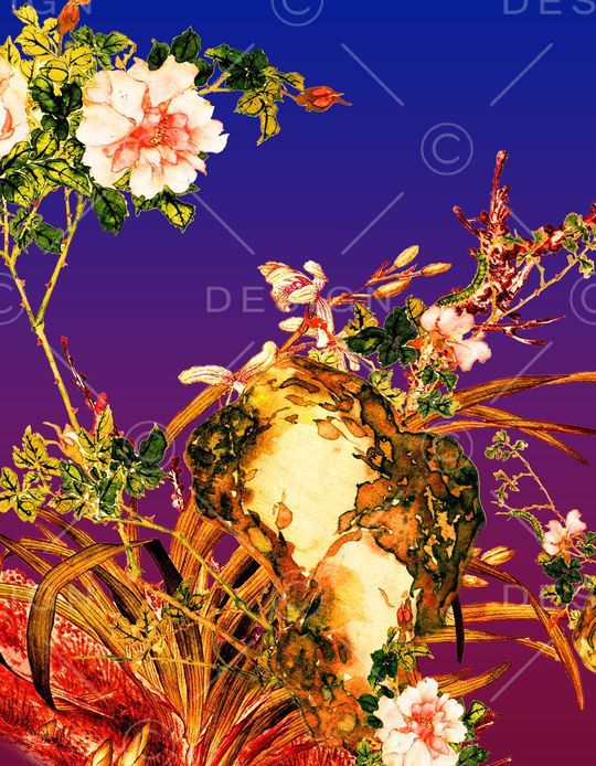 中老年印花华亿平台图片