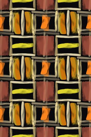 男装格子印花华亿平台图片