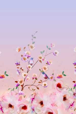 年轻女性印花华亿平台图片