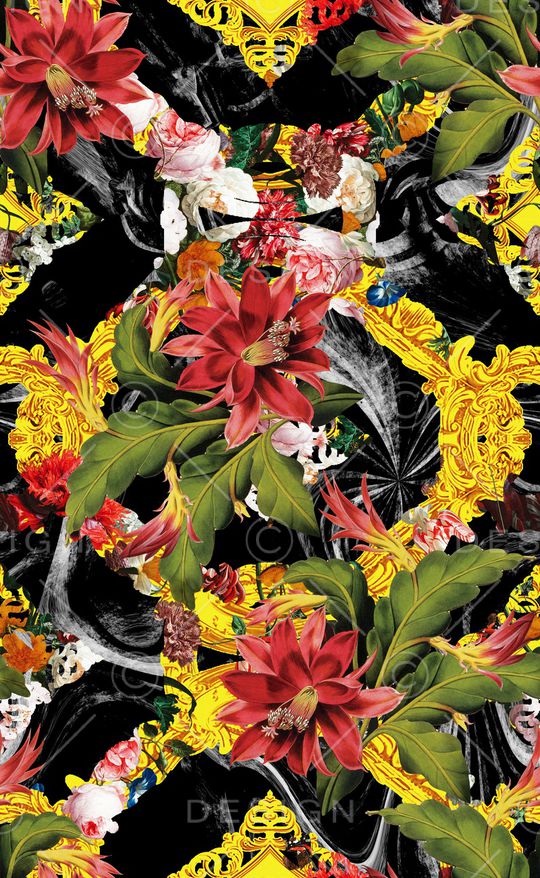 中国风印花华亿平台图片